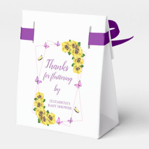 Caja Para Regalos Baby Shower de la mariposa pequeña