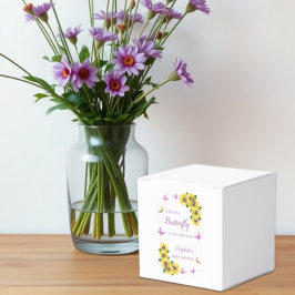 Caja Para Regalos Baby Shower de la mariposa pequeña