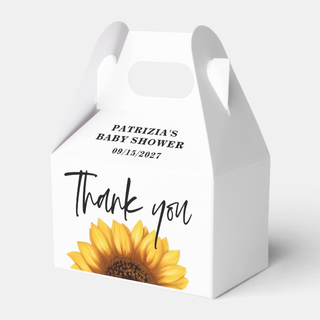 Caja Para Regalos Baby Shower de otoño (Front Side)