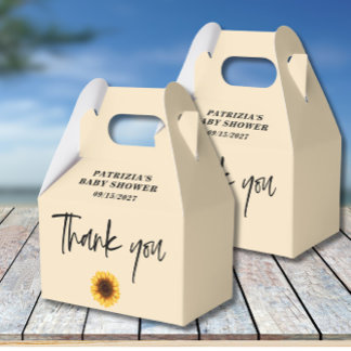 Caja Para Regalos Baby Shower de otoño