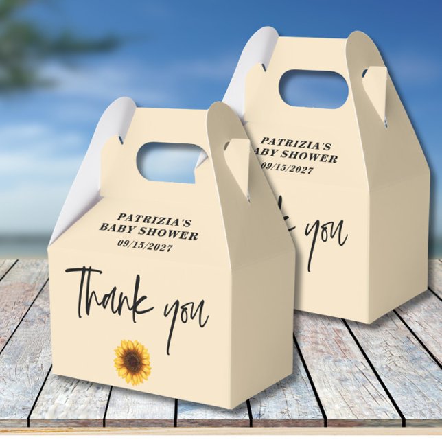 Caja Para Regalos Baby Shower de otoño (Subido por el creador)