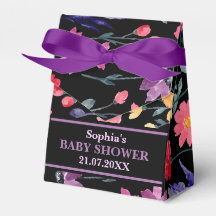 Baby Shower de patrón monograma personalizado