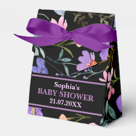 Caja Para Regalos Baby Shower de patrón monograma personalizado