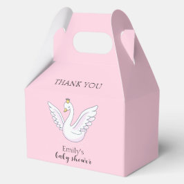 Caja Para Regalos Baby Shower de Swan de princesa dulce rosa dulce m