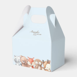 Caja Para Regalos Baby Shower de Woodland Animals