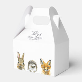 Caja Para Regalos Baby Shower de Woodland Animals