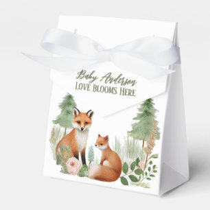 Caja Para Regalos Baby Shower de Woodland Animals