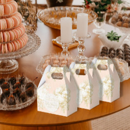 Caja Para Regalos Baby Shower Elegante Chica floral francés toile Ru