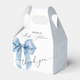 Caja Para Regalos Baby Shower elegante de Blue Bow