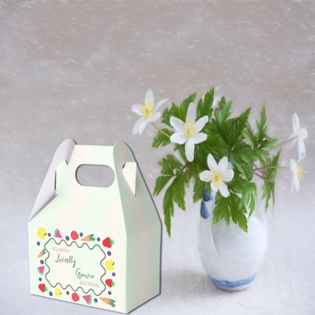 Caja Para Regalos Baby Shower en el mercado de agricultores locales (Subido por el creador)