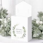 Caja Para Regalos Baby Shower Eucalyptus Greenery Boho Rustic<br><div class="desc">Aumente el encanto de su ducha de bebé con nuestras Cajas de Favor de Papel de color de agua elegante de Baby Shower. Estas cajas son una perfecta fusión de belleza natural y elegancia bohemia, añadiendo un toque de sofisticación a su celebración mientras sirven como deliciosos keepsakes para sus invitados....</div>