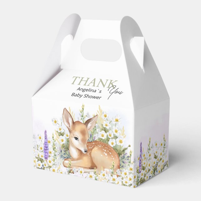 Caja Para Regalos Baby Shower Favor Boxes. (Front Side)