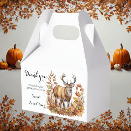Caja Para Regalos Baby Shower Forestal Animal Fall Woodland Deer