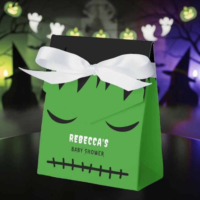 Caja Para Regalos Baby Shower Frankenstein Monster Halloween (Frankenstein Monster Halloween Baby Shower Favor Boxes
)