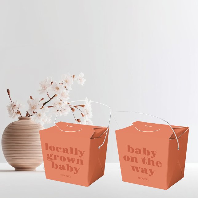 Caja Para Regalos Baby Shower local | Moderna, mínima y BOLD (Subido por el creador)