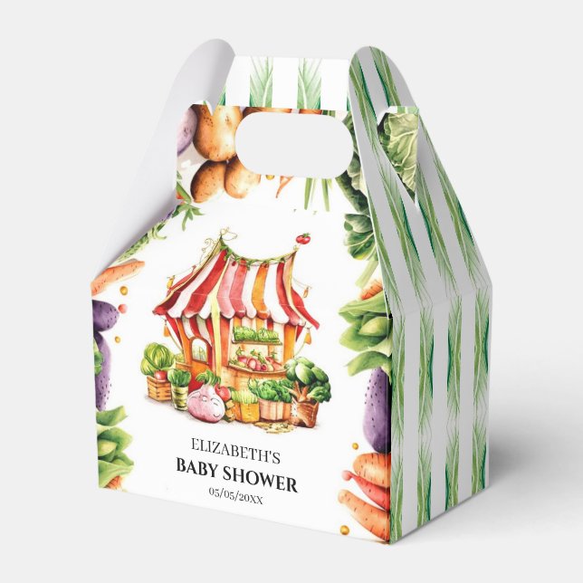 Caja Para Regalos Baby Shower, mercado de personalizados agricultore (Front Side)