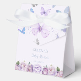 Caja Para Regalos Baby Shower Morple Floral Butterfly Gracias