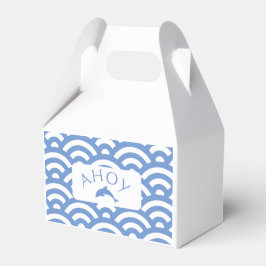 Caja Para Regalos Baby Shower Nautical Blue Boho