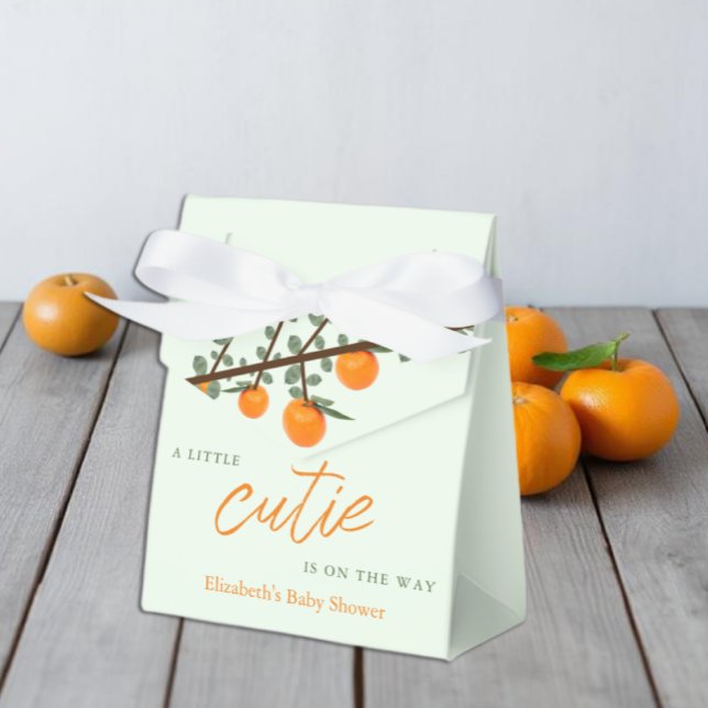 Caja Para Regalos Baby Shower neutral de género de Naranja cutáneo p (Subido por el creador)