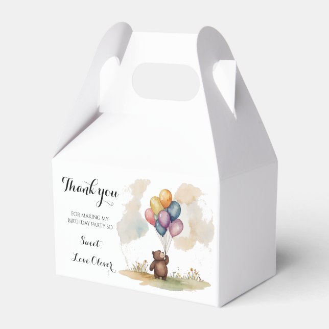 Caja Para Regalos Baby Shower Neutral de Género Temático (Front Side)