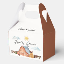 Baby Shower Neutral de granjas cultivadas localmen