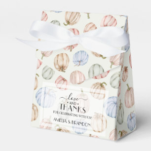 Caja Para Regalos Baby Shower neutro para calabazas Pastel