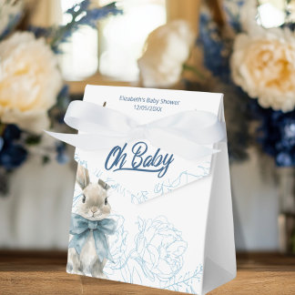 Caja Para Regalos Baby Shower nummy azul