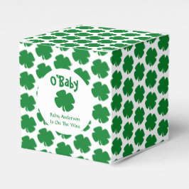 Caja Para Regalos Baby Shower O'Baby St Patrick's Day
