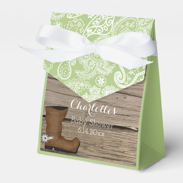 Caja Para Regalos Baby Shower occidental (Front Side)