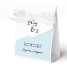 Baby Shower personalizado de Baby Boy blue