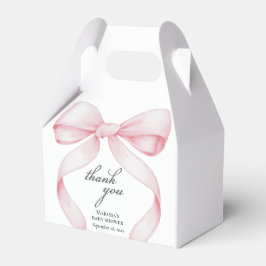 Caja Para Regalos Baby Shower Pink Bow