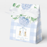 Baby Shower Preppy Southern Blue Boy Dog