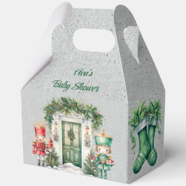 Caja Para Regalos Baby Shower Red and Green Nutcracker