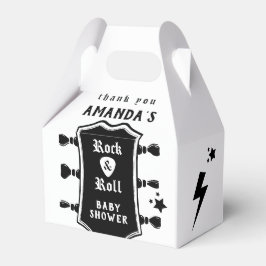 Caja Para Regalos Baby Shower Rock and Roll Guitar