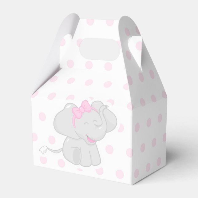 Caja Para Regalos Baby Shower Sweet Pink Box (Front Side)
