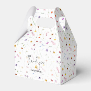 Caja Para Regalos Baby Shower Wildflowers