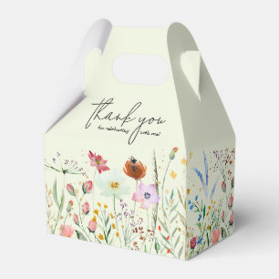 Caja Para Regalos Baby Shower Wildflowers