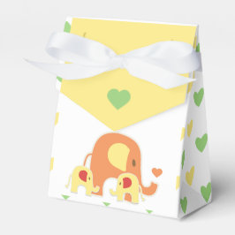 Caja Para Regalos Baby Twins Elephant Shower Favor Box