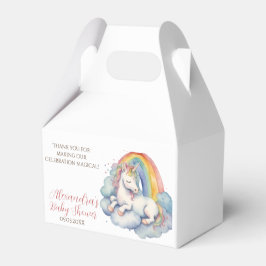 Caja Para Regalos Baby Unicorn Chica Baby Shower