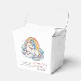 Caja Para Regalos Baby Unicorn Chicas Baby Shower