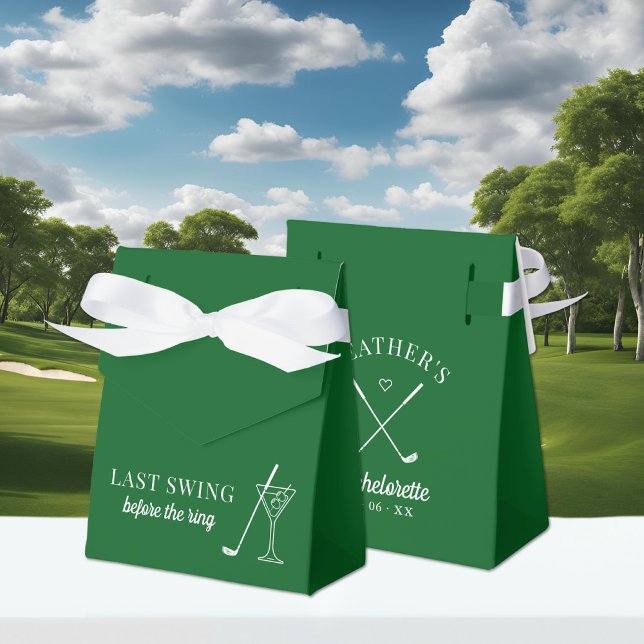 Caja Para Regalos Bachelorette de Golf Last Swing (Subido por el creador)