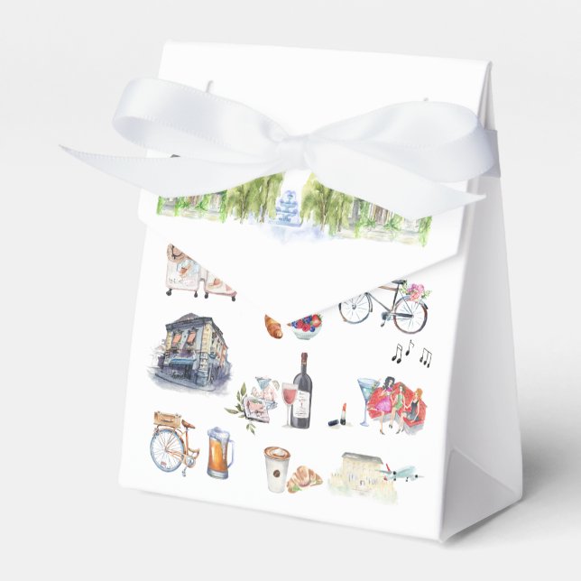 Caja Para Regalos Bachelorette Weekend Itinerary | Savannah, Georgia (Front Side)