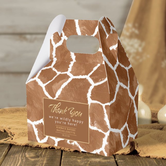 Caja Para Regalos Bachelorette Willy Happy Gracias Giraffe ID1152 (Subido por el creador)