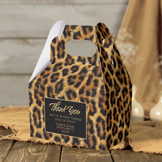 Caja Para Regalos Bachelorette Willy Happy Gracias Leopard ID1153 (Subido por el creador)