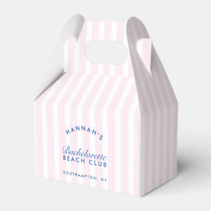 Caja Para Regalos Bachillerato rosa y naval retro moderno