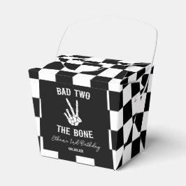 Caja Para Regalos Bad Two The Bone Skeleton Segundo Fiesta de Cumple