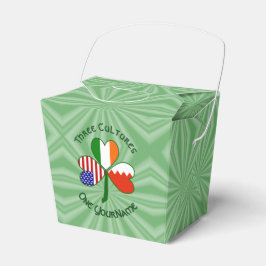 Caja Para Regalos Bahréin Irlanda Estados Unidos: Bandera de Shamroc
