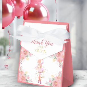 Caja Para Regalos Bailarín elegante Personalizado De Ballet Rosado