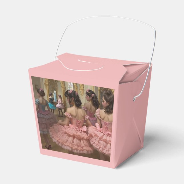 Caja Para Regalos Bailarinas en una gran sala de estilo rocóco (Front Side)