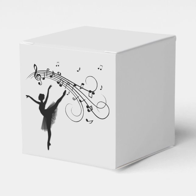Caja Para Regalos Baile de Ballerina con música (Costado Anverso)